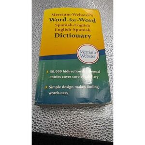 Merriam-Webster Word-for-Word Spanish-English Dictionary Paperback 9780877792970